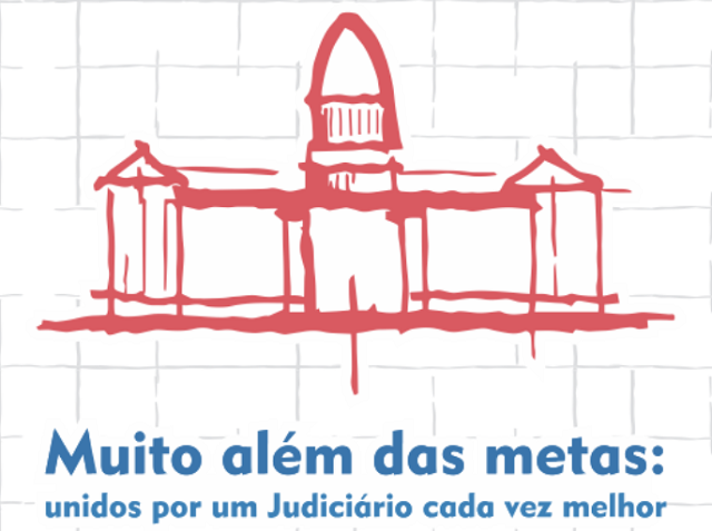 Desenho de fachada do Palácio da Justiça