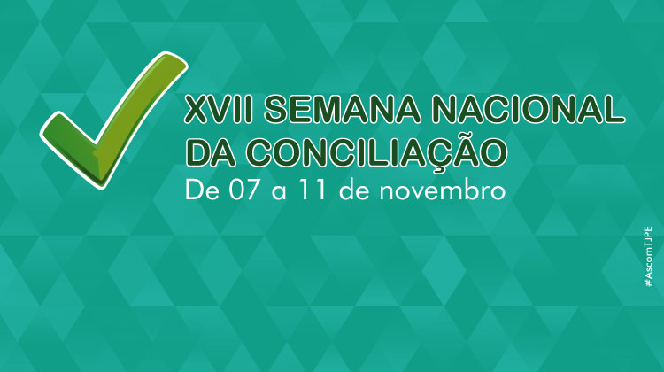 Logomarca da Semana Nacional de Conciliação