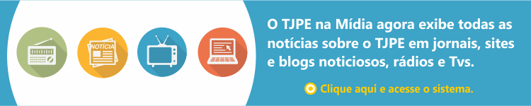 O TJPE na Mídia agora exibe todas as  notícias sobre o TJPE em jornais, sites  e blogs noticiosos, rádios e Tvs.