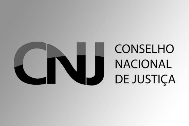 Marca do CNJ com o texto "Conselho Nacional de Justiça"