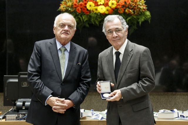 Deputado Guilherme Uchoa e desembargador Leopoldo Raposo