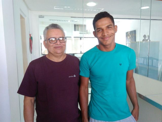 Pai Samuel de Souza Lyra e filho Paulo Roberto De Souza Lyra