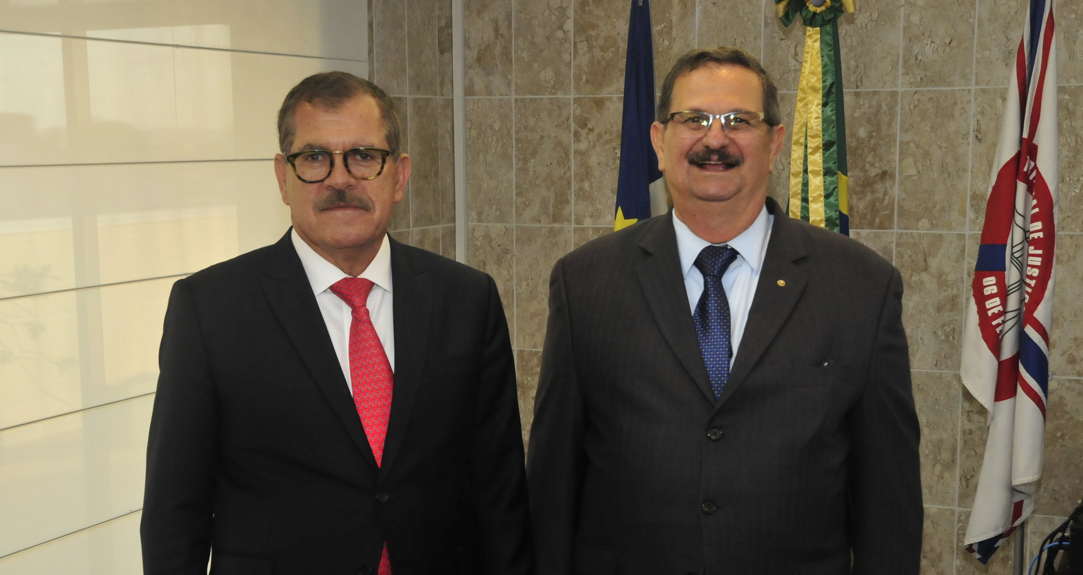 Ministro Humberto Martins e corregedor Fernando Cerqueira