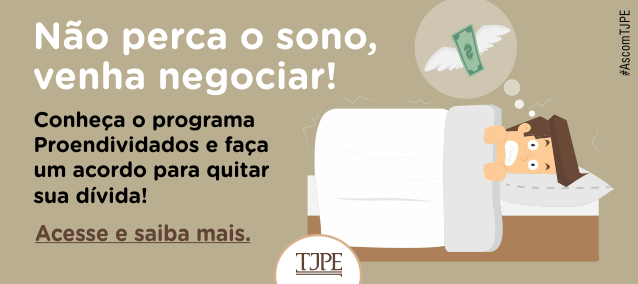 Arte com homem deitado na cama pensando em seus gastos financeiros. Frase: Não perca seu sono, venha negociar!