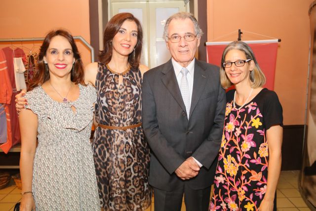 Germana Pereira, Mônica Pádua, Leopoldo Raposo e Gabriela Severien