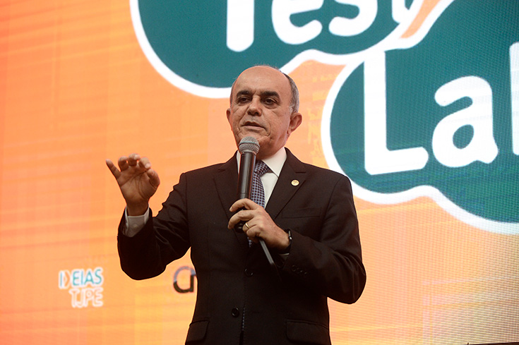 Foto do Ministro do TST, Carlos Brandão, no Fest Labs 2022