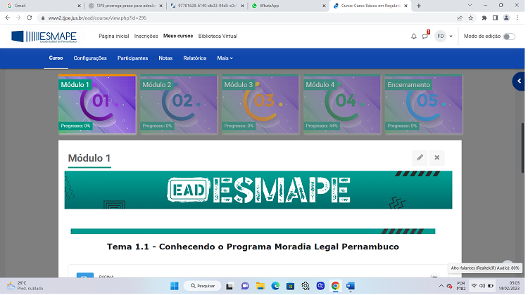 Atividade integra formação continuada do programa Moradia Legal Pernambuco