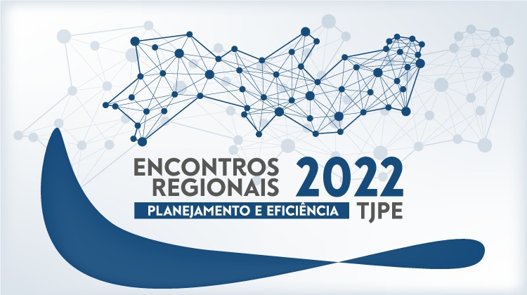 logomarca dos Encontros Regionais com o mapa de Pernambuco