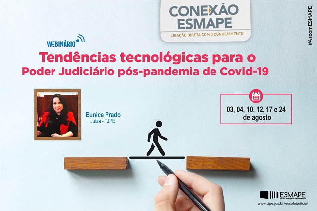 Curso Tendências tecnológicas para o Poder Judiciário pós-pandemia de Covid-19