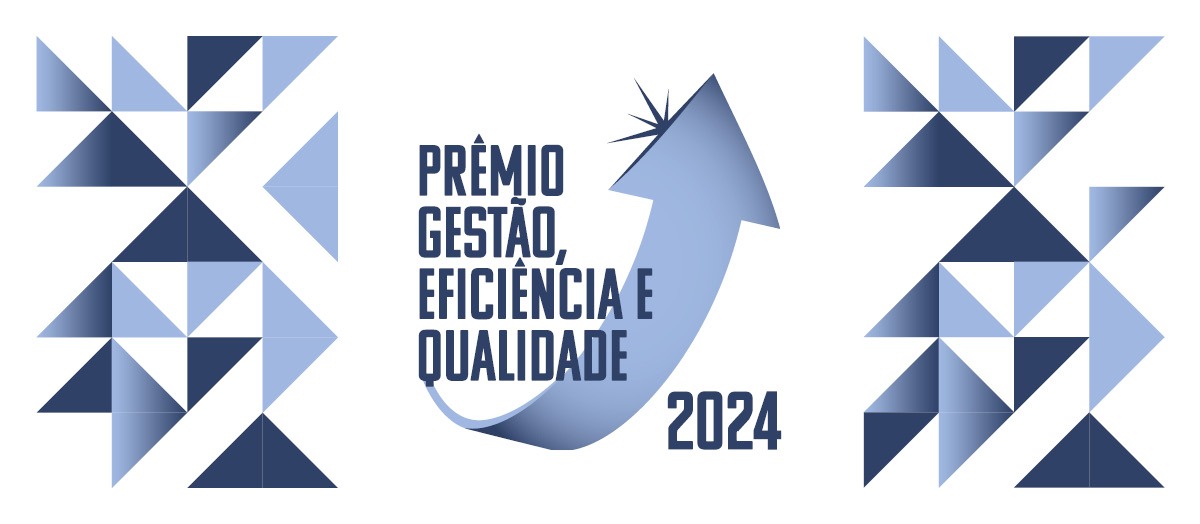 Logomarca do Prêmio de Gestão, Eficiência e Qualidade, da CGJ