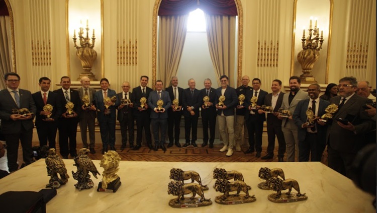 Premiação no Salão Nobre do Palácio da Justiça